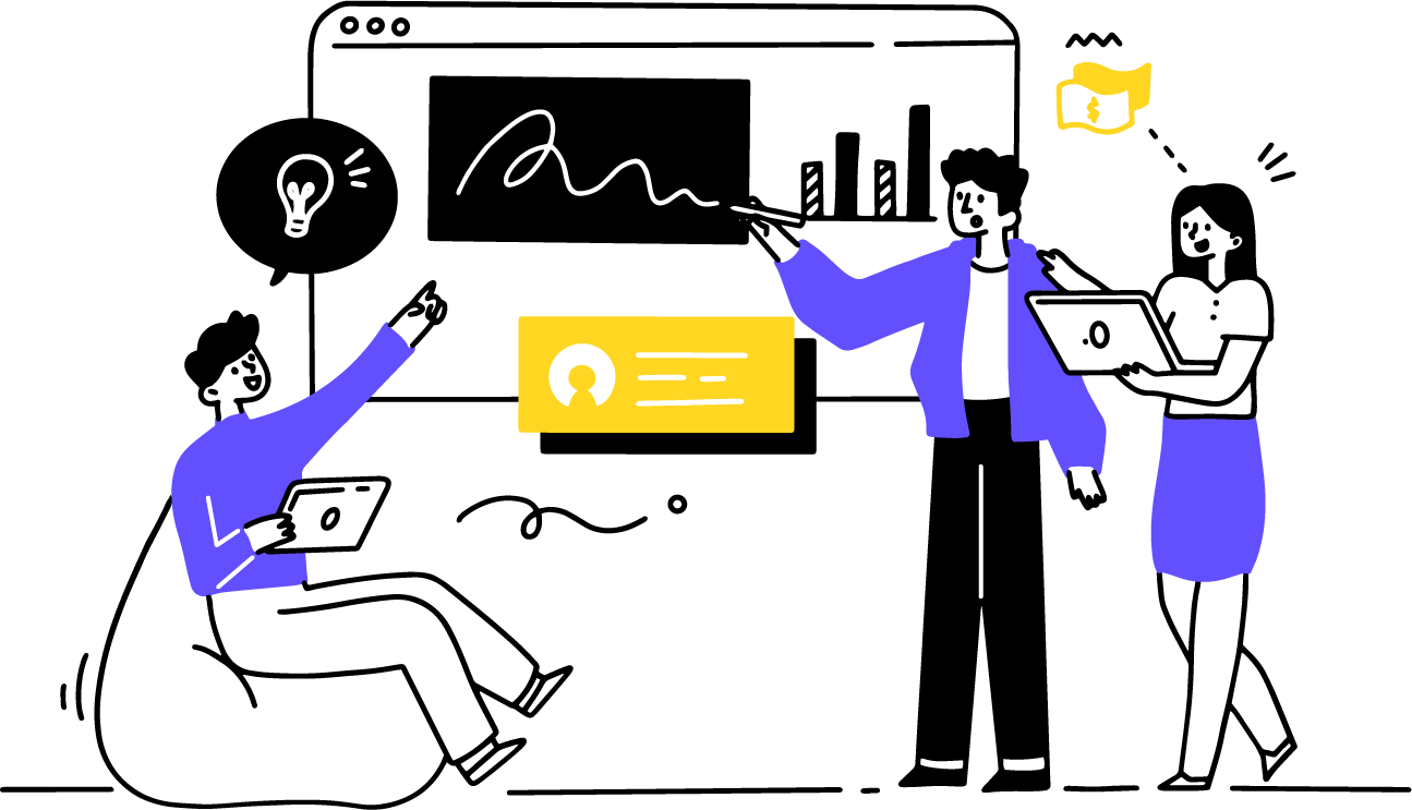 Koncepto, marketing a design, Poradenství a strategie