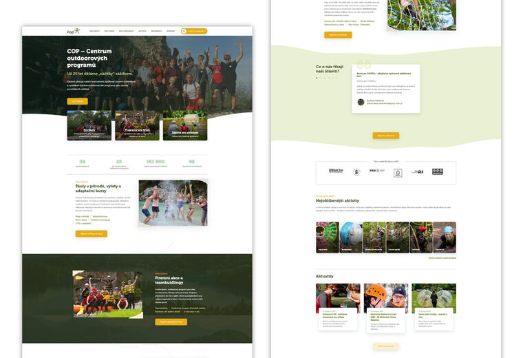 COP zážitkové zájezdy - Koncepto