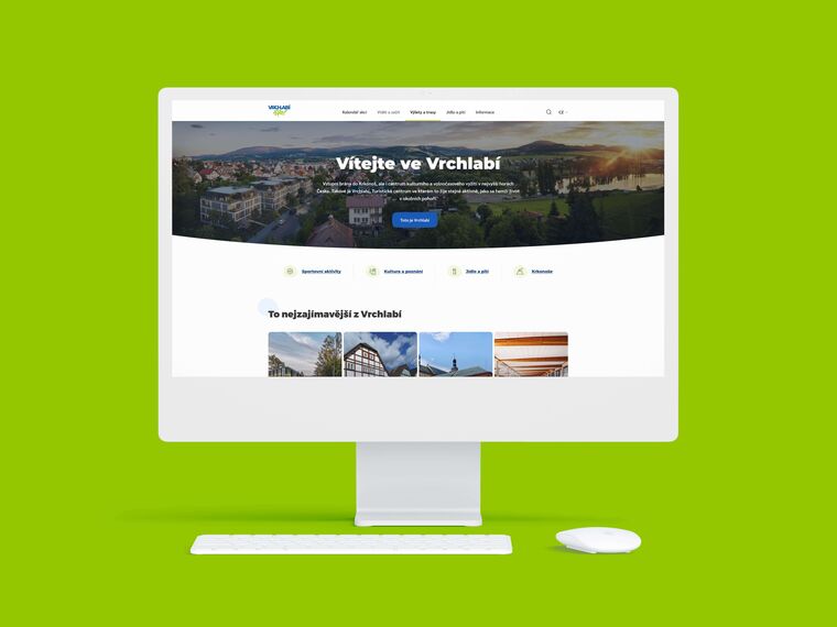 Koncepto, marketing a design, Turistický portál Vrchlabí