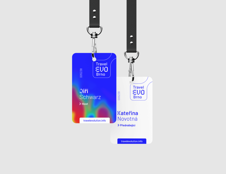 neKonference TravelEVOlution vizuální identita Koncepto