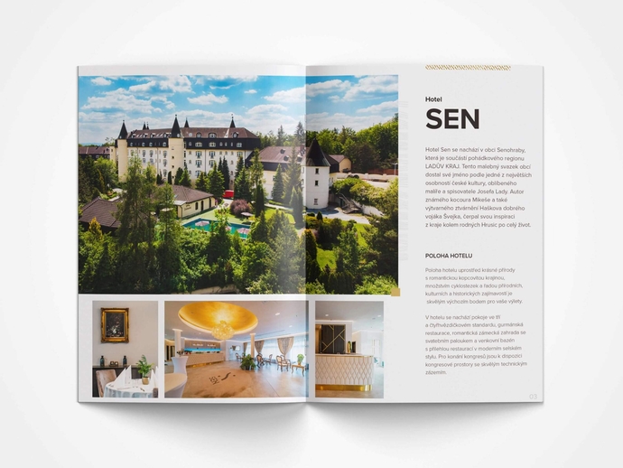 Koncepto, reklamní agentura a grafické studio Hotel SEN