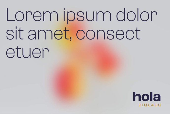 Koncepto, marketing a design, Hola Biolabs