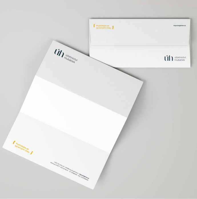 Účetnictví Hubáček redesign Koncepto