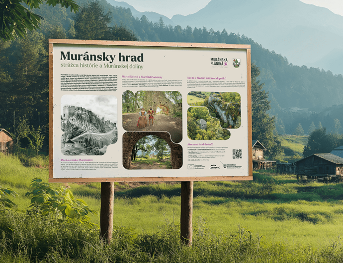 Koncepto, marketing a design, Muránska planina