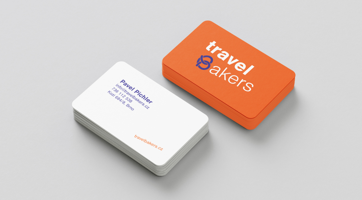 Travelbakers redesign Koncepto vizitky