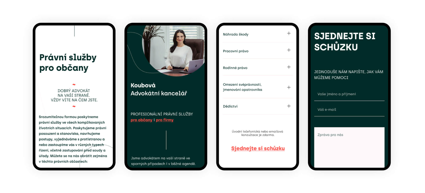 Koncepto, reklamní agentura a grafické studio Koubová advokátní kancelář