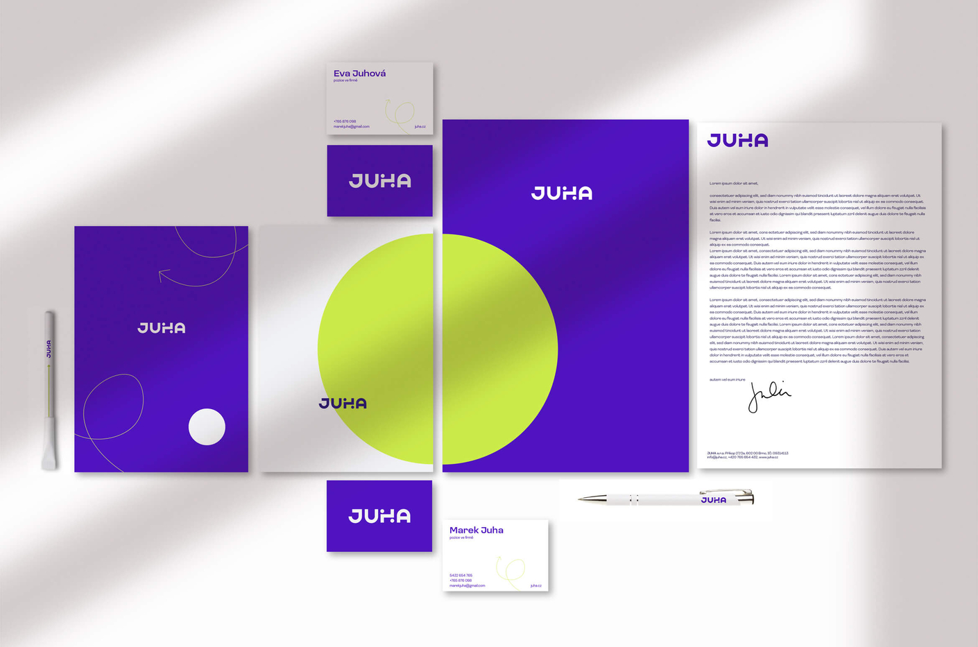 Koncepto, marketing a design, JUHA